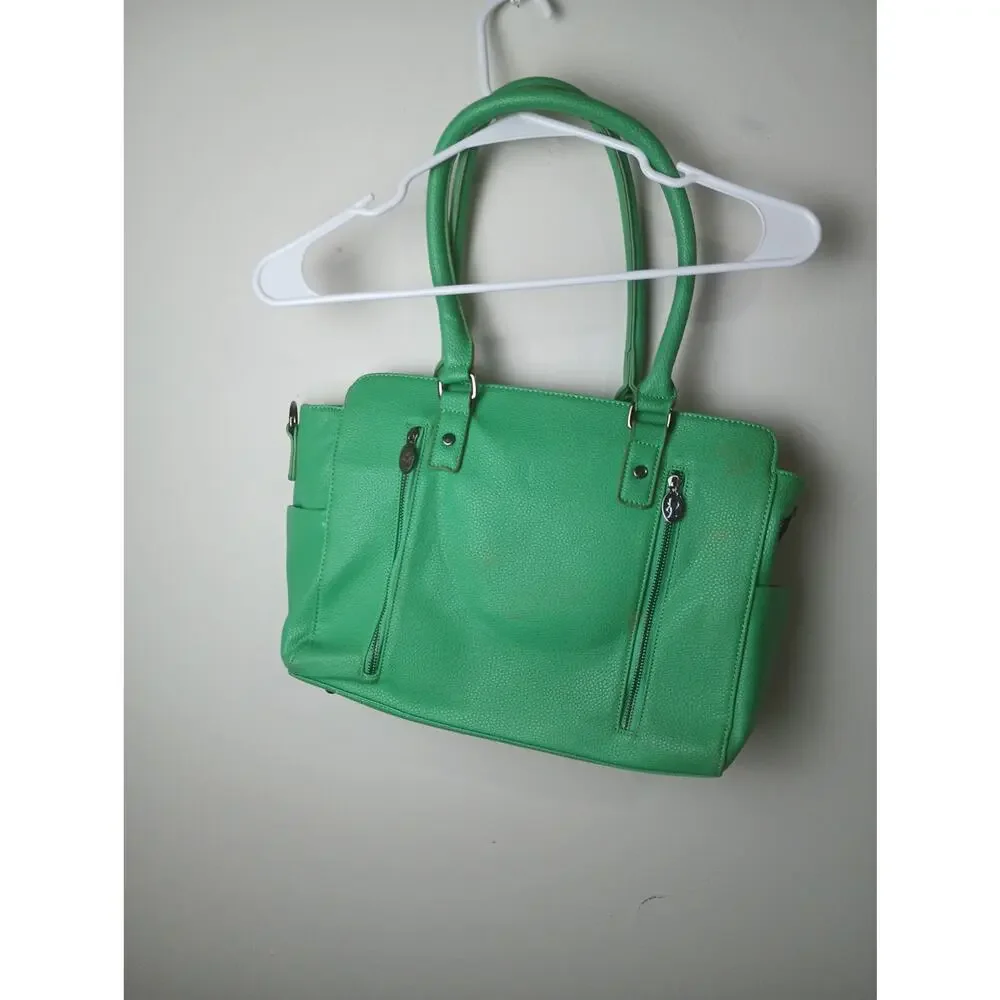 Damsel in Defense Daphne Concealed Carry Kari Purse Green Shoulder Bag‎